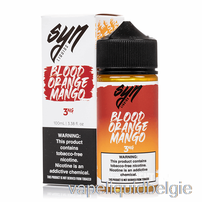 Vape België Bloedsinaasappel Mango - Syn Vloeistof - 100ml 0mg